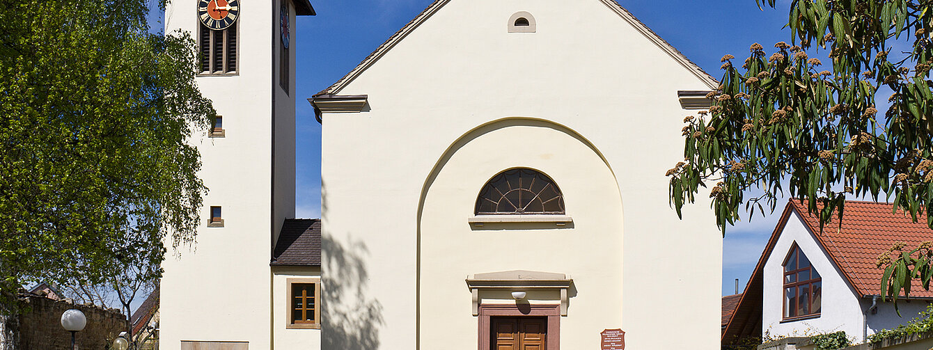 Die Melanchthonkirche in Schauernheim. Foto: wikipedia.de/Rudolf Stricker